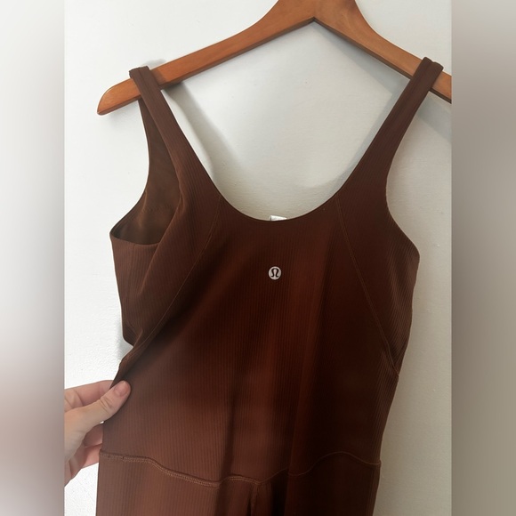 Lululemon Athletica Align Bodysuit in Brown comfort stretchy bodycon activewear - Picture 10 of 13